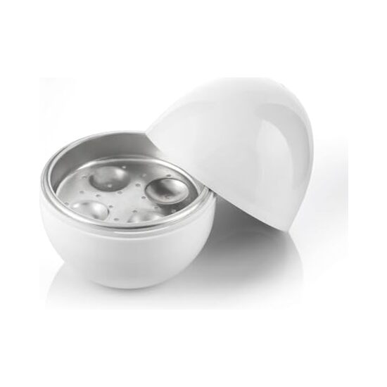 CUECEHUEVOS PARA MICROONDAS CON RECETARIO BOILEGG INNOVAGOODS image 2