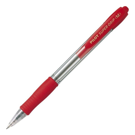 BOLIGRAFO PILOT SUPER GRIP - ROJO  image 0