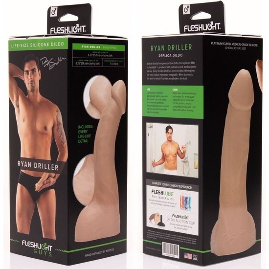 FLESHLIGHT GUYS RYAN DRILLER DILDO  image 2