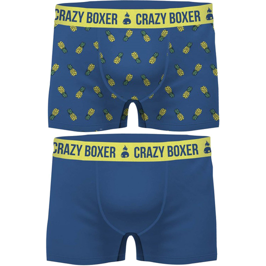 SET 2 BOXERS CRAZY BOXER - PACK DE 2 - FABRICADOS EN ALGODÓN BIOLÓGICO image 0