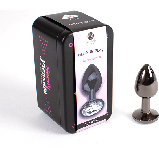 SECRET PLAY - PLUG ANAL GUNMETAL image 0