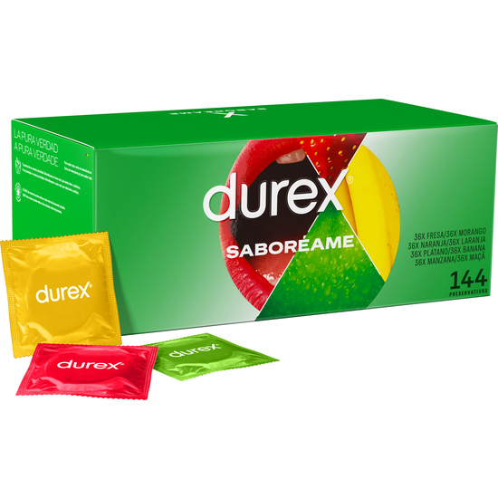 DUREX SABOREAME PRESERVATIVOS 144UDS image 0