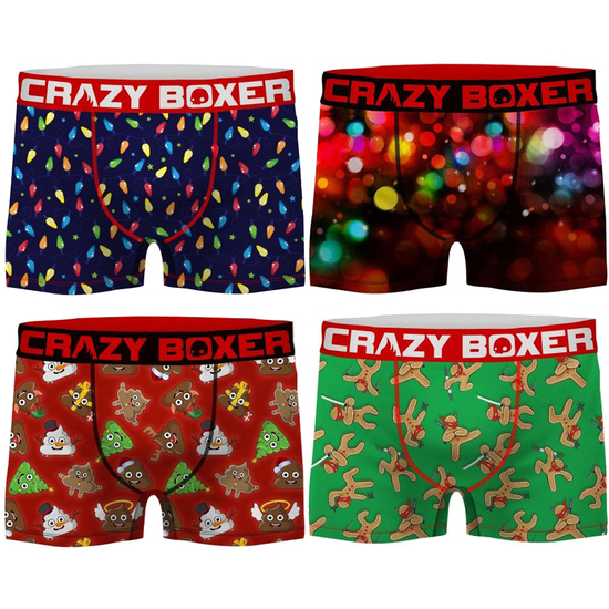 PACK 4 CALZONCILLOS CRAZY BOXER FIESTA PARA HOMBRE image 0