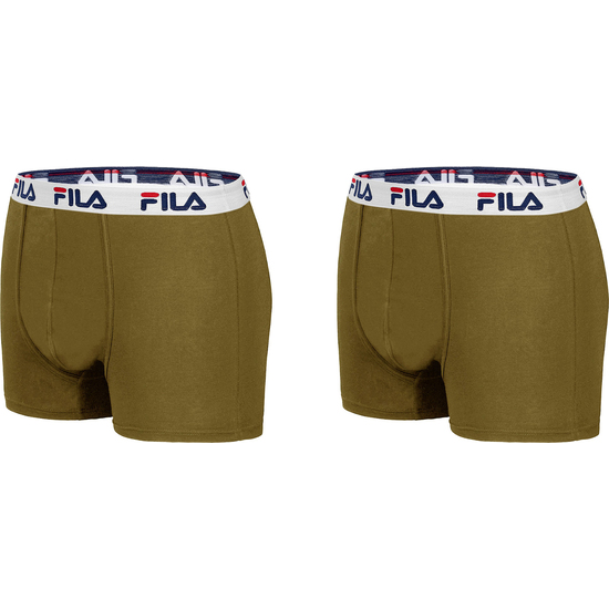 PACK DE 2 BOXER FILA - VERDE - 95% ALGODÓN, 5% ELASTANO image 0