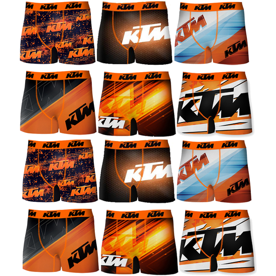 PACK 5 CALZONCILLOS KTM MOTORBIKE SURTIDOS PARA HOMBRE image 0