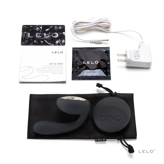 LELO IDA COUPLES MASSAGER BLACK image 1