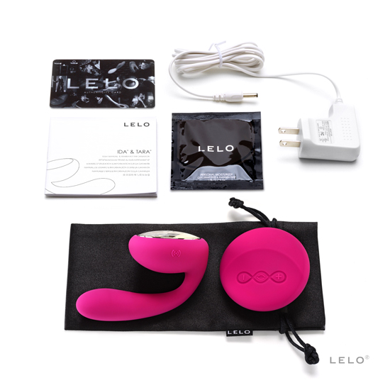 LELO IDA COUPLES MASSAGER CERISE image 1