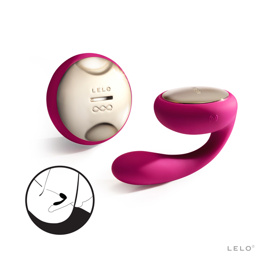 LELO IDA COUPLES MASSAGER CERISE image 3