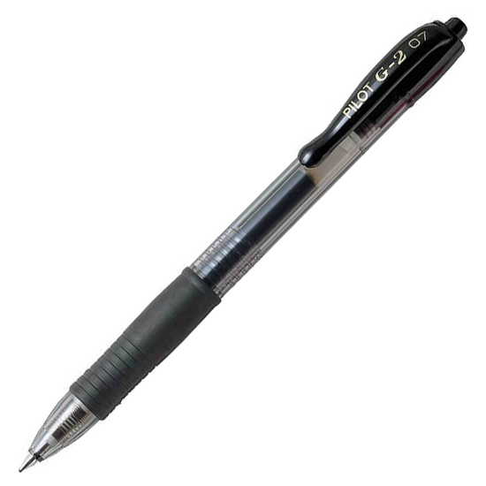 BOLIGRAFO GEL PILOT G-2 07 - NEGRO image 0