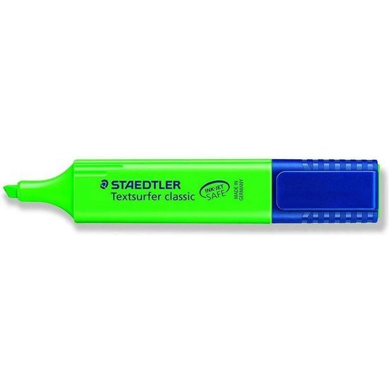 STAEDTLER RESALTADOR TEXTO CLÁSICO 364 NEON - VERDE image 0