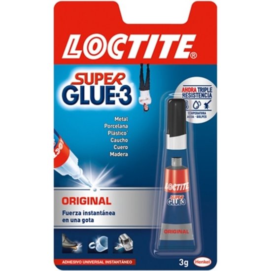 LOCTITE SUPER GLUE-3 LÍQUIDO ORIGINAL image 0