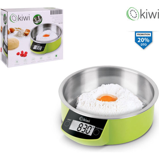 DIGITAL KITCHEN SCALE 5KG INOX BOWL image 0