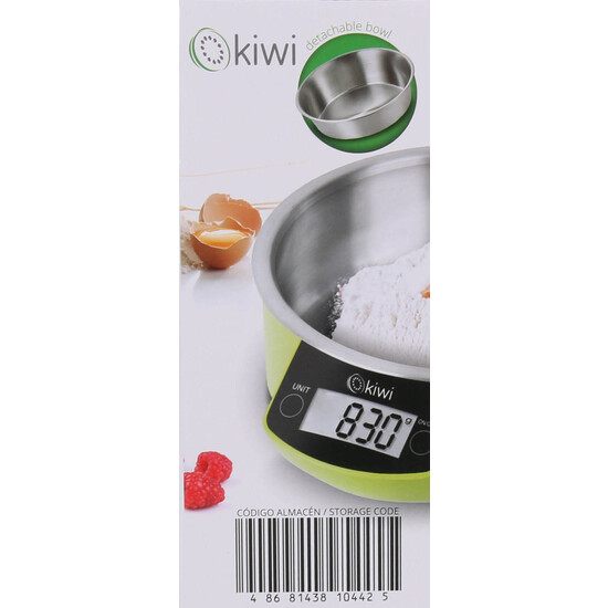 DIGITAL KITCHEN SCALE 5KG INOX BOWL image 2