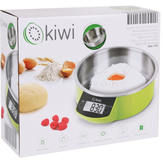 DIGITAL KITCHEN SCALE 5KG INOX BOWL image 9