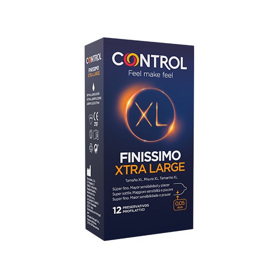 CONTROL FINISSIMO XTRA LARGE 12UDS image 0