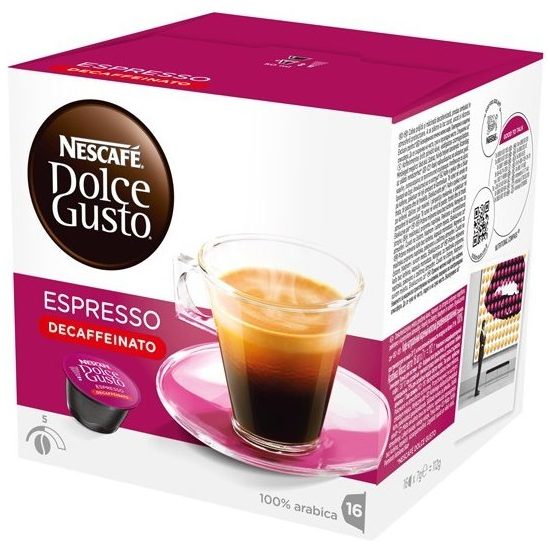 DOLCE GUSTO CAFÉ ESPRESSO DESCAFEINADO RED SUAVE 16UDS image 0