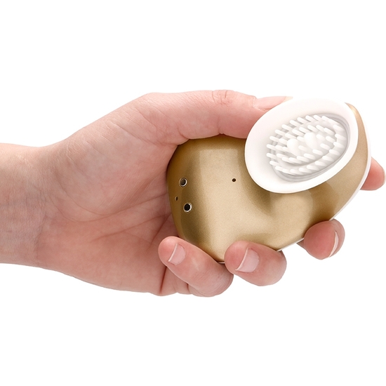 TWITCH HANDS - FREE SUCTION & VIBRATION TOY - GOLD image 9