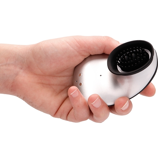 TWITCH HANDS - FREE SUCTION & VIBRATION TOY - SILVER image 9