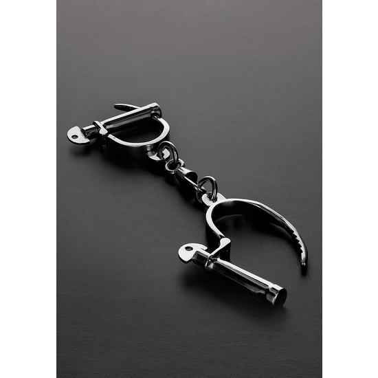ADJUSTABLE DARBY STYLE HANDCUFFS image 1