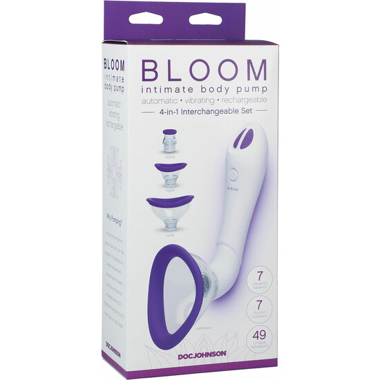 BLOOM - INTIMATE BODY PUMP - PURPLE/WHITE image 1