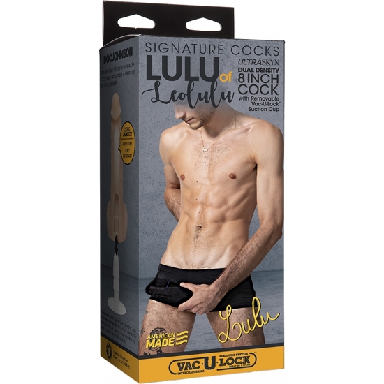 LULU OF LEOLULU - 8 INCH ULTRASKYN COCK WITH REMOVABLE VAC-U-LOC image 1