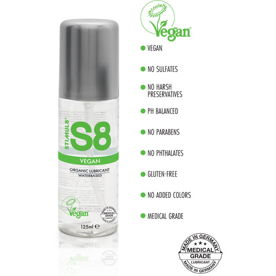 S8 WB VEGAN LUBE 125ML image 1