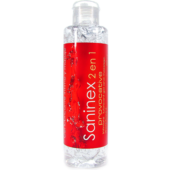 SANINEX INTIMATE LUBRICANT & MASSAGE GEL PROVOCATIVE 2 in 1 - 200ML image 0