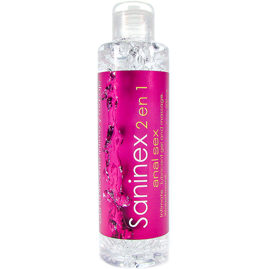 SANINEX INTIMATE LUBRICANT & MASSAGE GEL ANAL SEX 2 in 1 - 200ML	 image 0