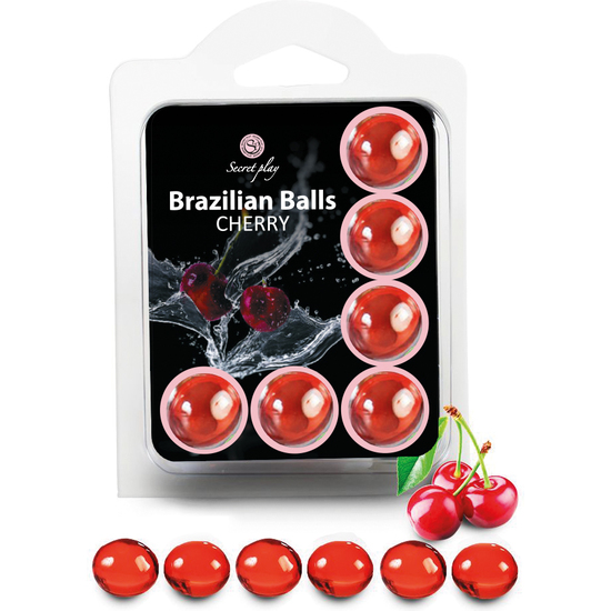 SET 6 BRAZILIAN BALLS CEREZA image 0