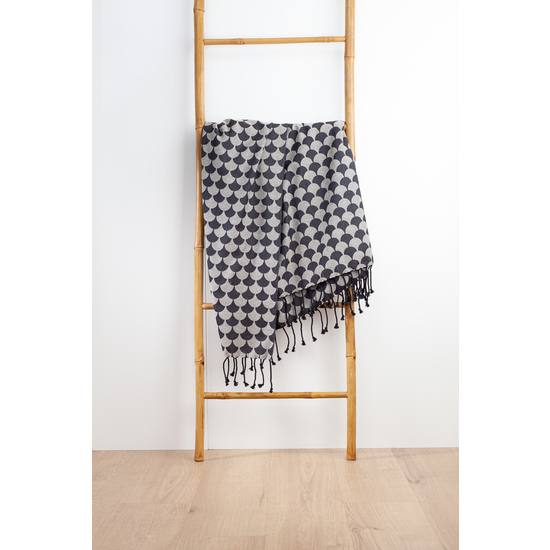 PLAID VERANO DROP - NEGRO - 180X220 CM image 0