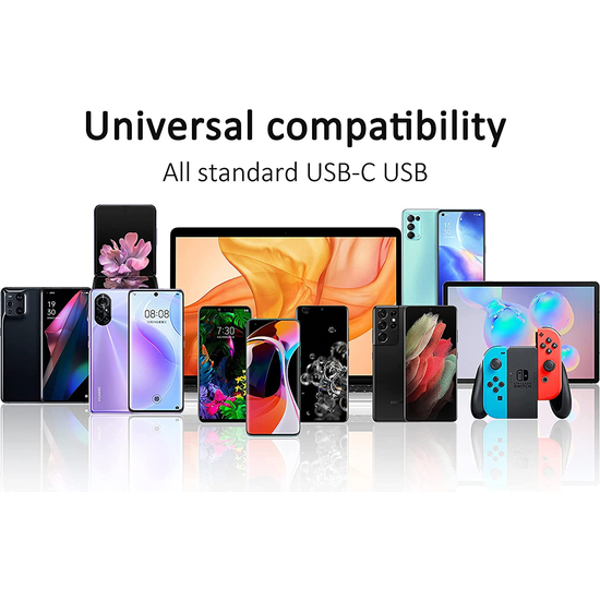 CABLES USB TIPO C, 4PACK [ 0.5M 1M 2M 3M] 3A CARGADOR TIPO C NYLON CARGA RÁPIDA Y SINCRONIZACIÓN CABLE USB C PARA SAMSUNG S10/S9/S8/NOTE 10/NOTE 9, H image 5