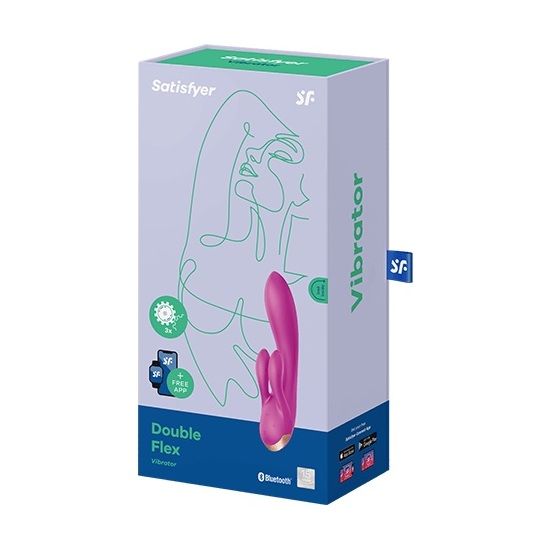 SATISFYER DOUBLE FLEX CONNECT - VIOLET image 1