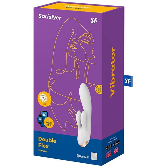 SATISFYER DOUBLE FLEX CONNECT - WHITE image 1