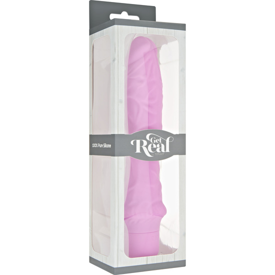 GET REAL CLASSIC LARGE VIBRATOR PINK image 1