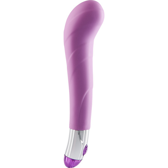 LOVELY VIBES G-SPOT SHAPED SOFT TOUCH VIBRATOR PURPLE image 0