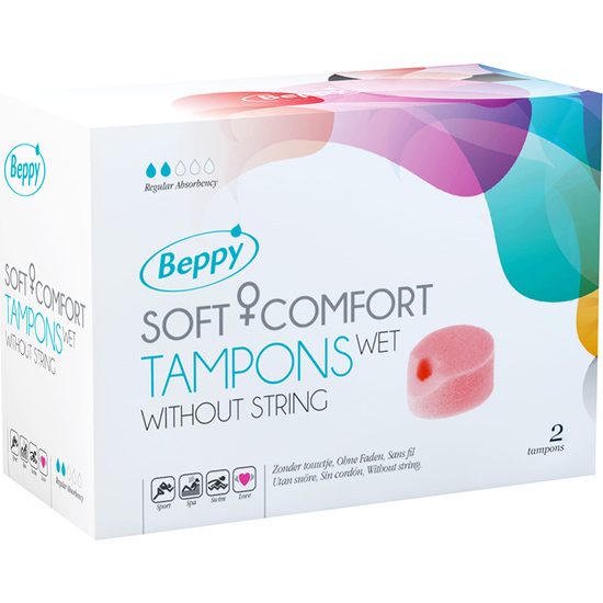 BEPPY SOFT-COMFORT TAMPONS WET 2 UDS image 0