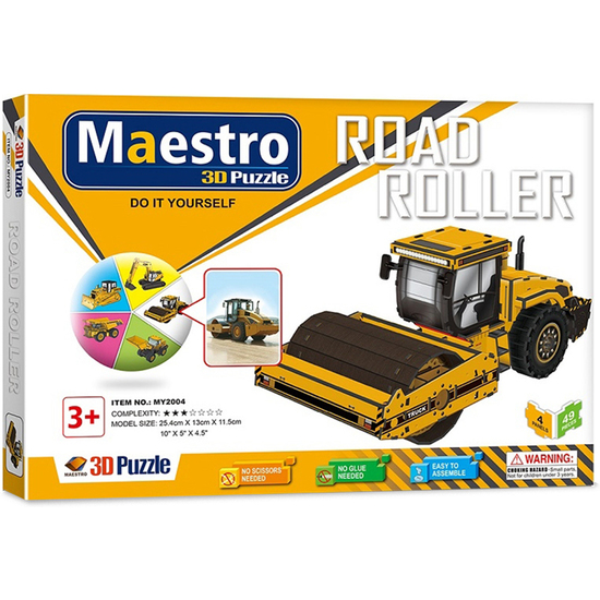 PUZZLE 3D APISONADORA -50 PCS - TAMAÑO MONTADO: 25.4CM X 13CM X 11.5CM image 2