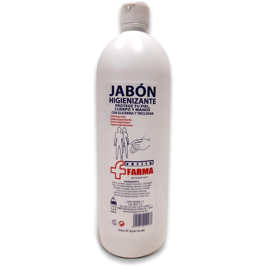 JABÓN HIGIENIZANTE VERITA FARMA CUERPO Y MANOS 1 LITRO image 0