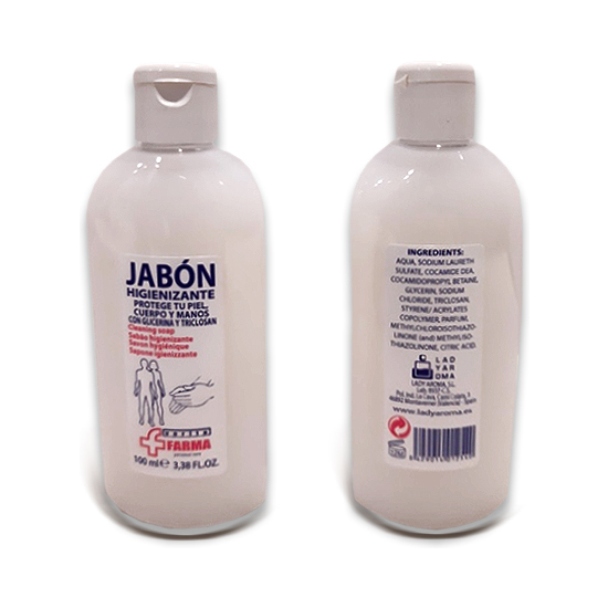 JABÓN HIGIENIZANTE VERITA FARMA CUERPO Y MANOS 100ML image 0