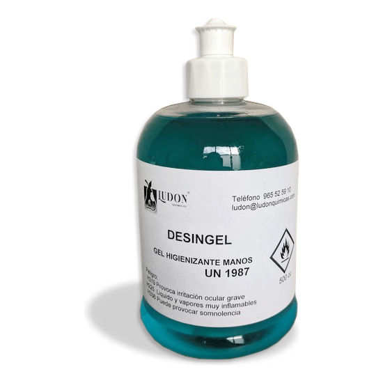 DESINGEL GEL HIGIENIZANTE HIDROALCOHOLICO 500ML image 0