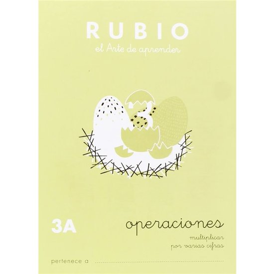 CUADERNO RUBIO OPERACIONES 3A image 0