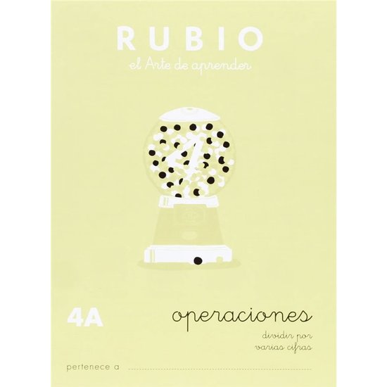 CUADERNO RUBIO OPERACIONES 4A image 0