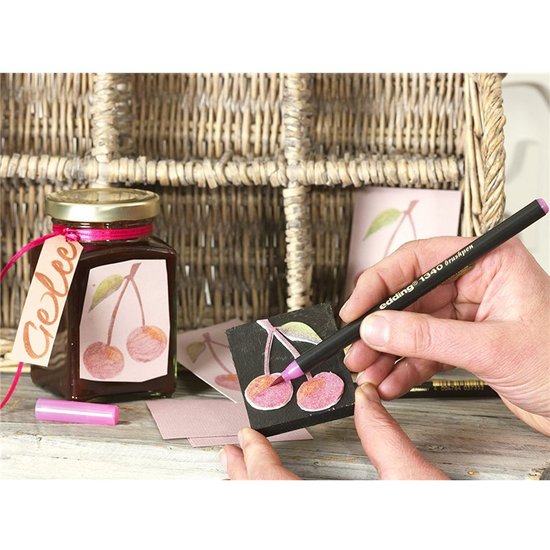 ROTULADOR EDDIG 1340 BRUSH X 10 COLORES image 1