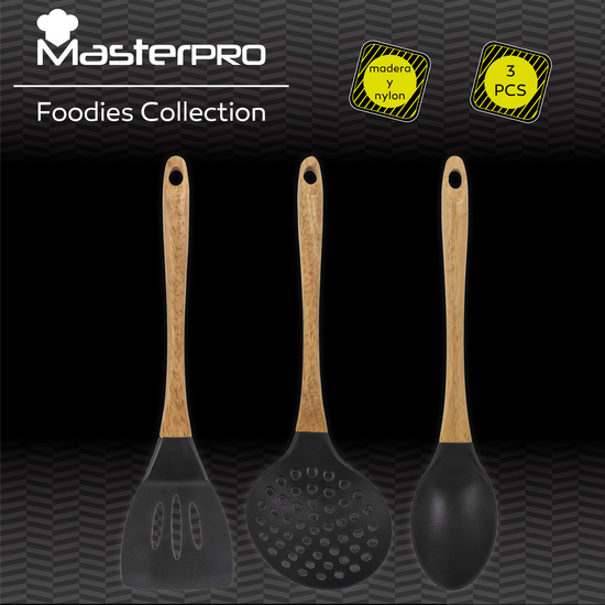 PACK DE 3 SARTENES SAN IGNACIO Ø16CM Ø20CM Ø24CM + SET DE 3 UTENILIOS DE COCINA EN SILICONA image 3