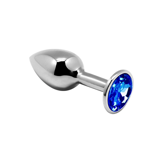 ALIVE - MINI METAL BUTT PLUG S - BLUE image 0