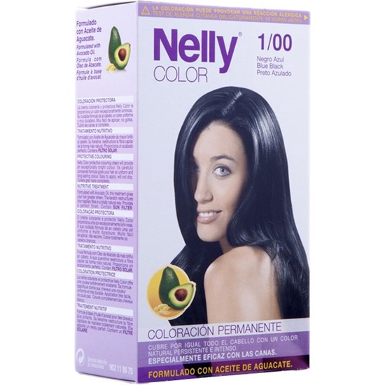 SET TINTE NELLY - 1/00 NEGRO AZUL image 0