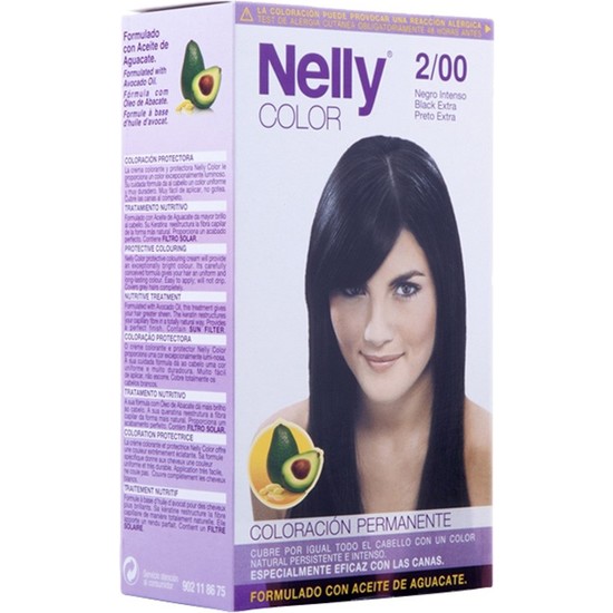 SET TINTE NELLY 2/00 NEGRO INTENSO image 0