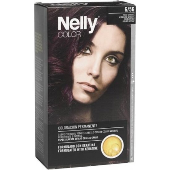 SET TINTE NELLY 6/56 ROJO GRANATE image 0