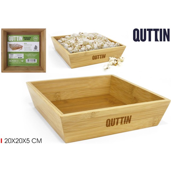 BAMBOO BOWL 20X20X5CM  image 0