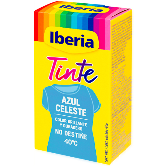 IBERIA TINTE PARA ROPA - AZUL CELESTE image 0